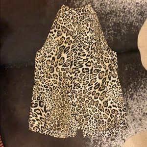 Cheetah choker top